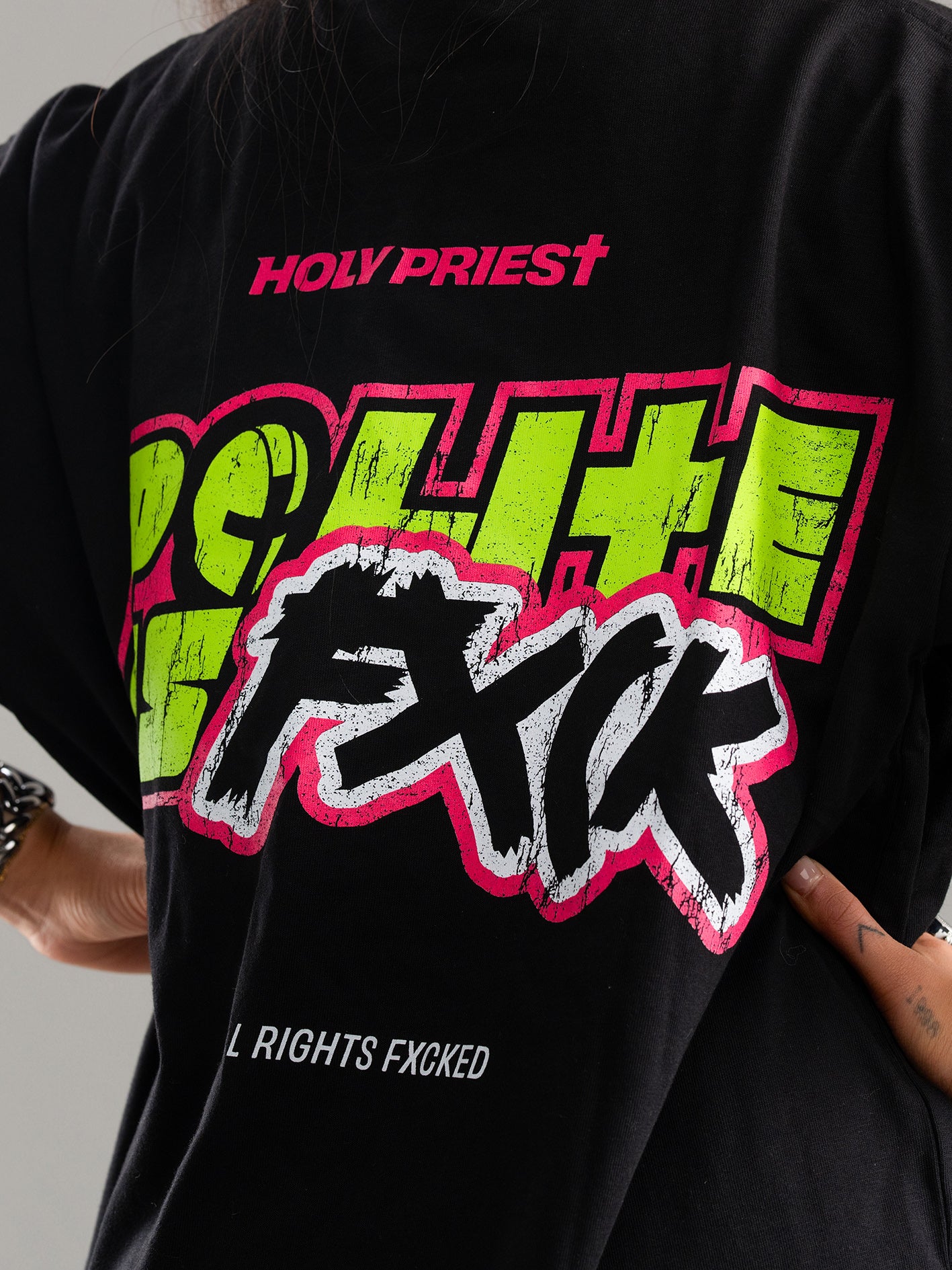 Polite As FXCK - Oversize Shirt