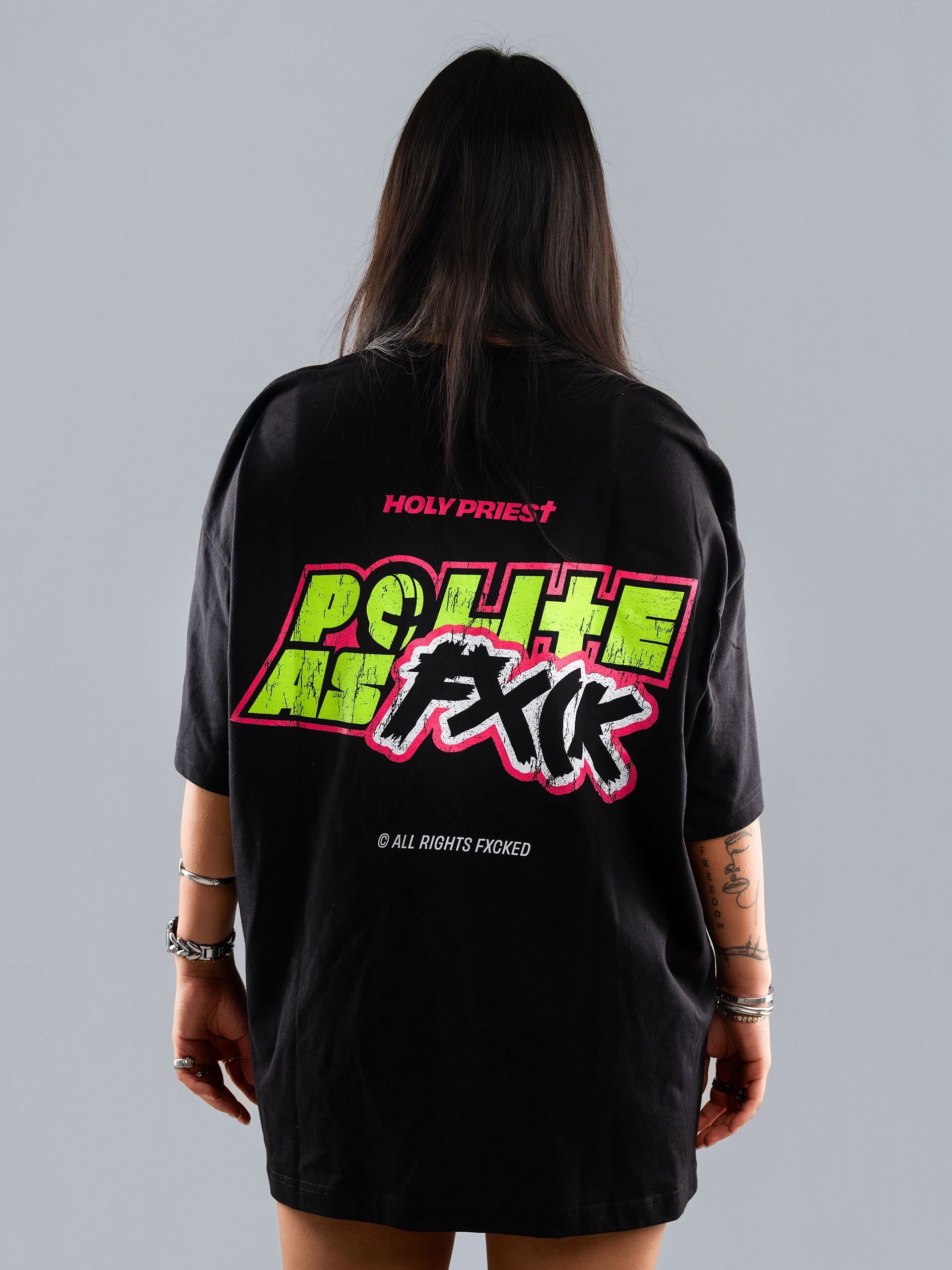 Polite As FXCK - Oversize Shirt