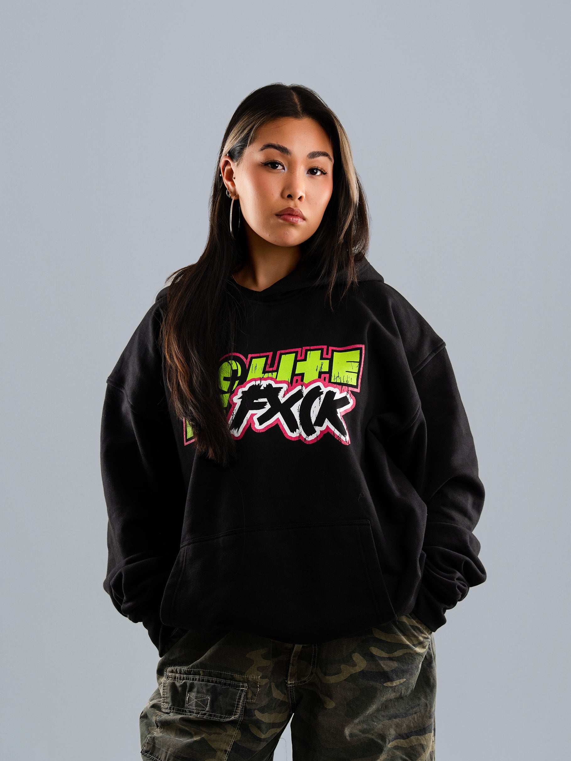 Polite As FXCK - Oversize Hoodie