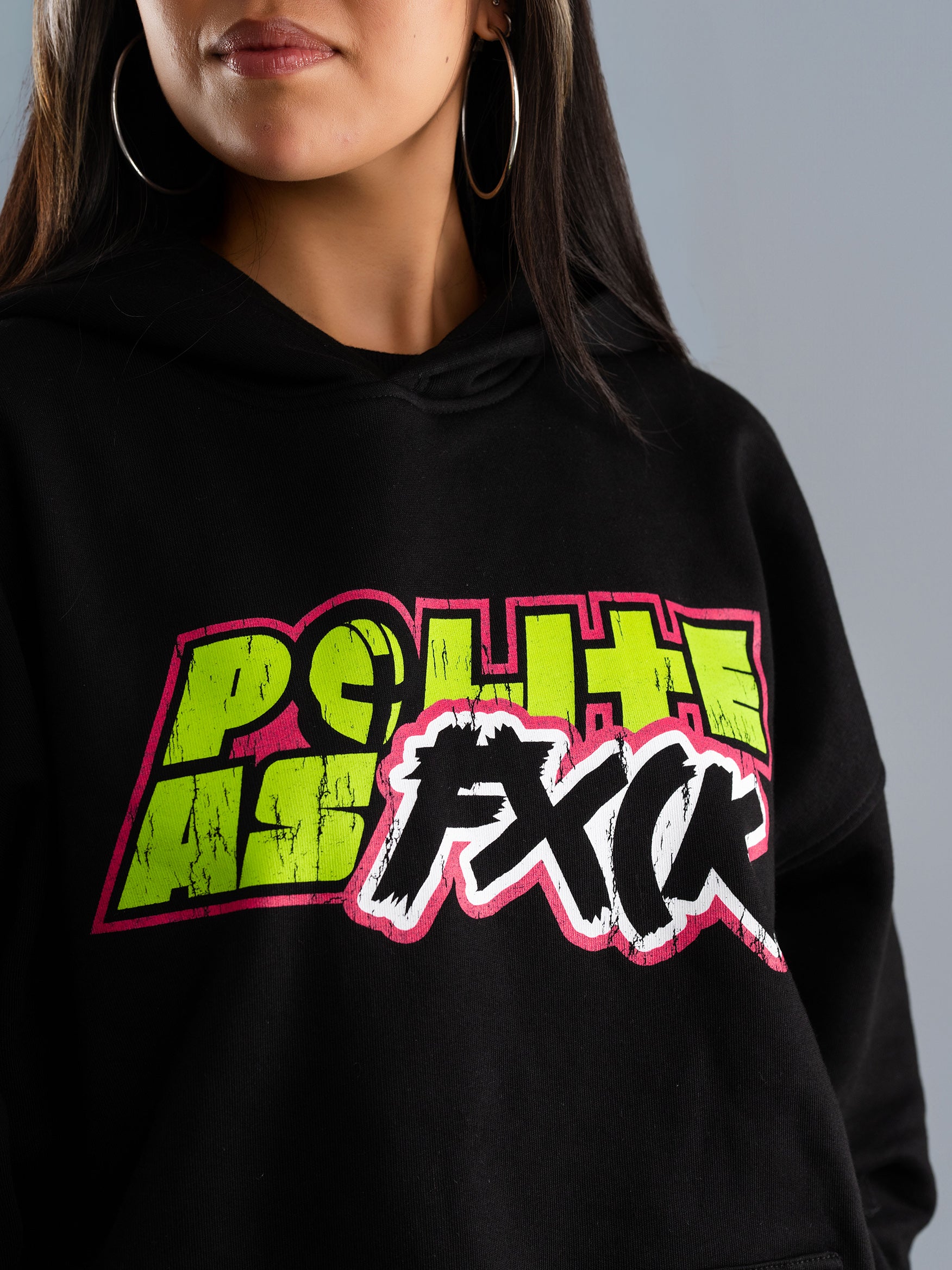 Polite As FXCK - Oversize Hoodie