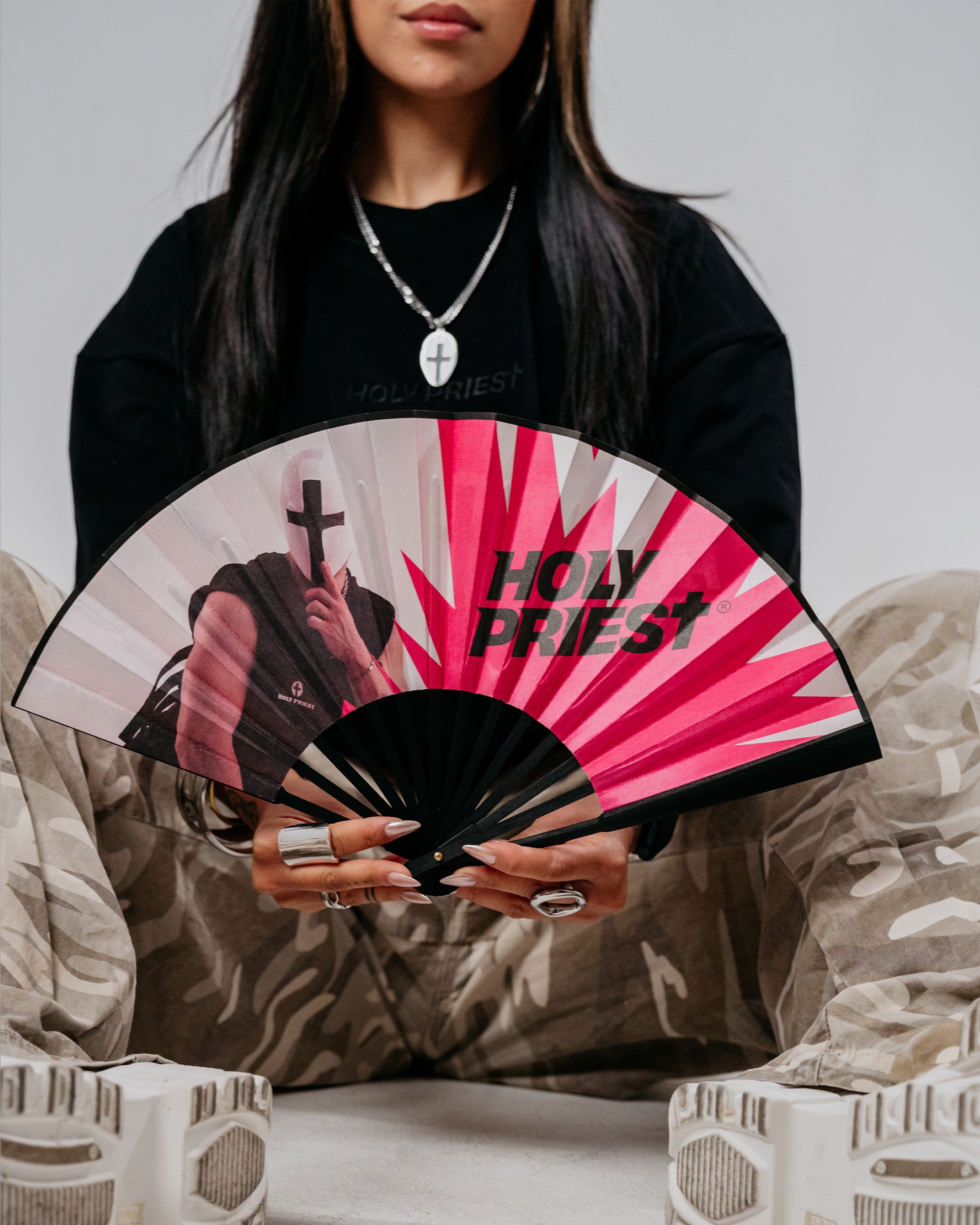 HOLY PRIEST - Double-Sided Fan