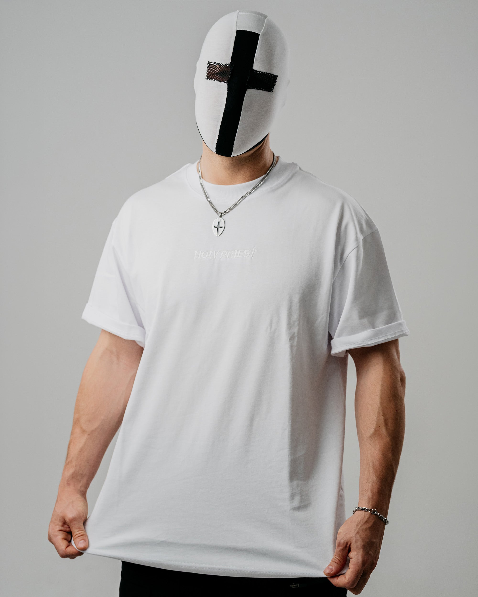 HOLY PRIEST – Signature Tee White